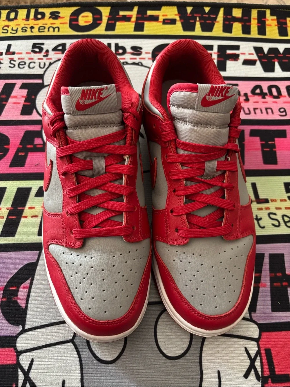 Nike Dunk Low Retro - Red and Gray